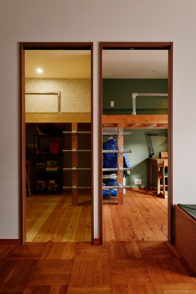 小さなお城のある家